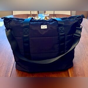 Wilo The Label Puffer Gym Bag Tote Tote Black